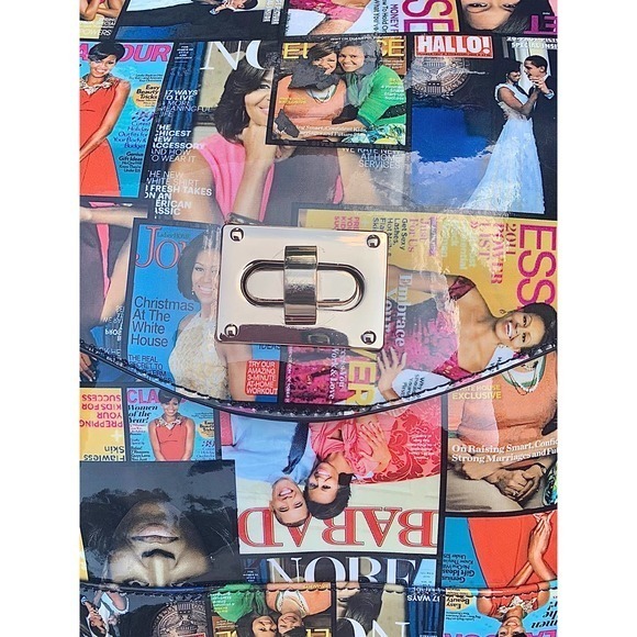 Michelle Obama Glossy Magazine Cover Collage Backpack - Picture 8 of 15